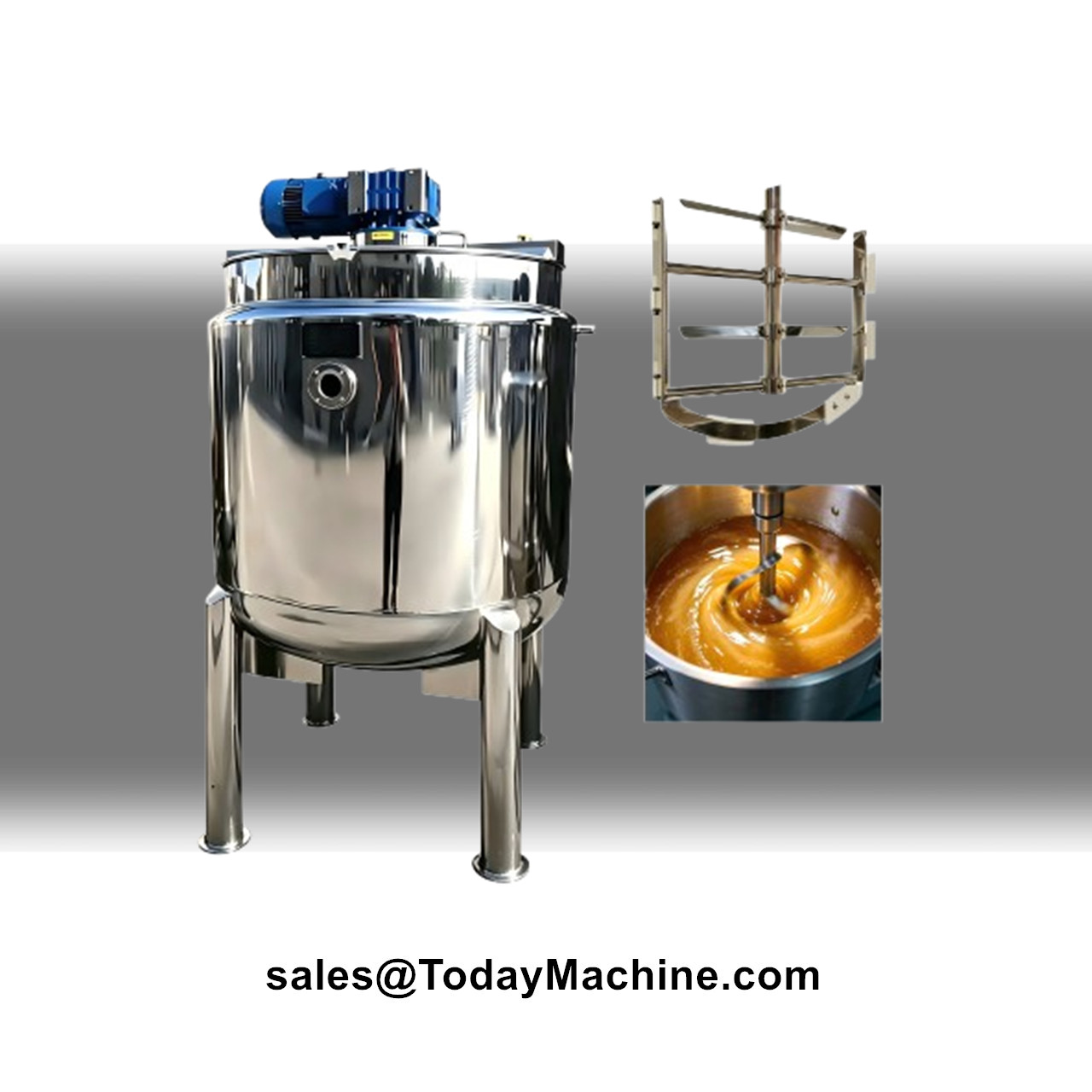 Soap Making Ins - Edelstahl-Mischtank-Mixer-Homogenisator Flüssigseife Waschmittel Shampoo-Herstellungsmaschine
