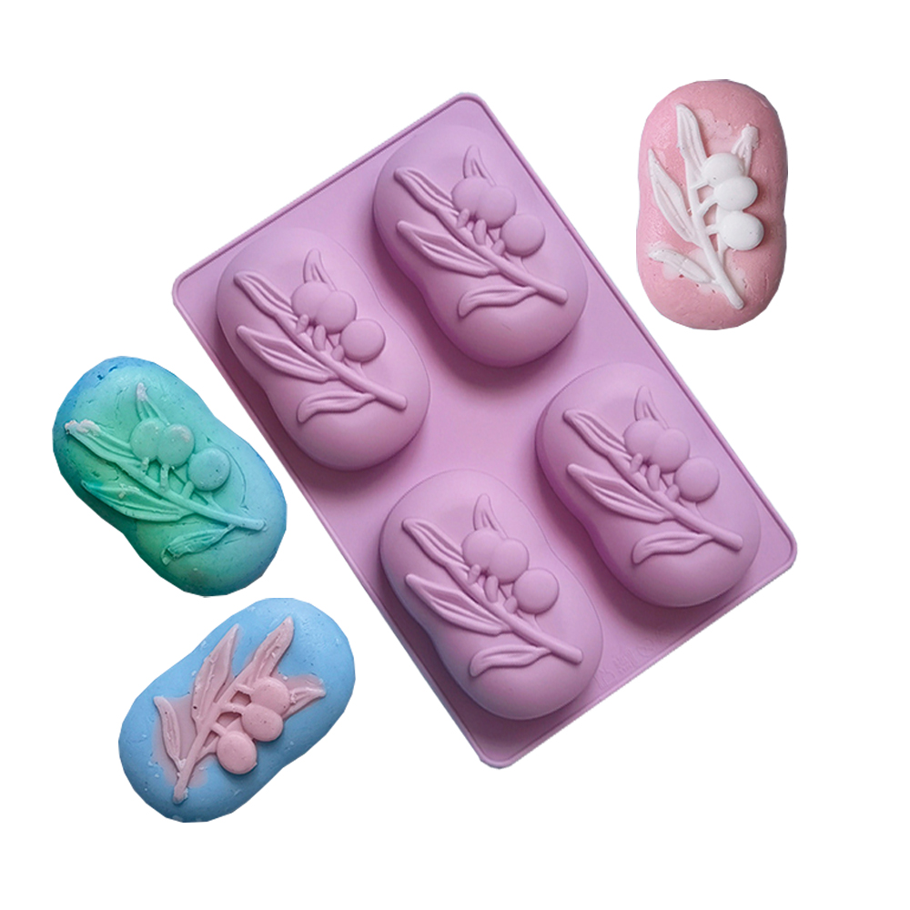 Ovale Olivenbaum-Silikon-Seife – Soap Making Gifts Bewertung und Preis